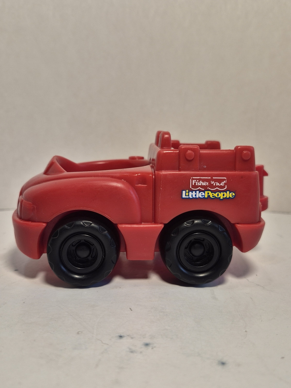 Fisher Price Little People Red Farm Truck Car For House Barn Animals Vehicle